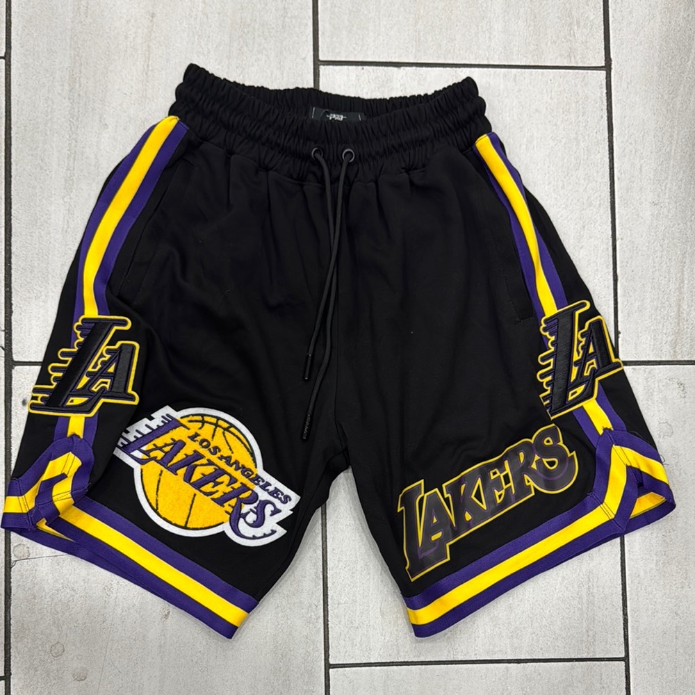 Pro Standard Black and Purple Men's Shorts